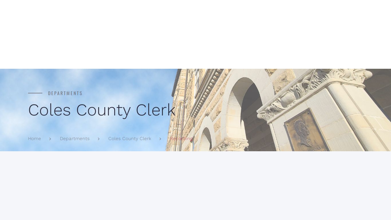 Coles County Clerk - Illinois