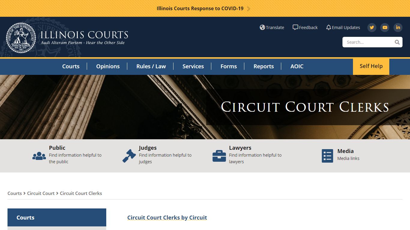 Circuit Court Clerks | State of Illinois Courts